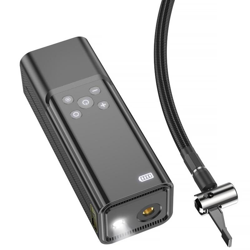 Автомобільний насос Hoco ZP7 Maddy smart (5000 mAh) Black 4