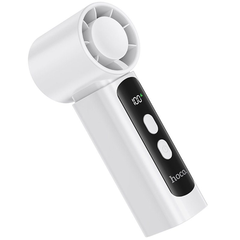 Портативний вентилятор Hoco HX601 handheld folding fan 3000 mAh White 5