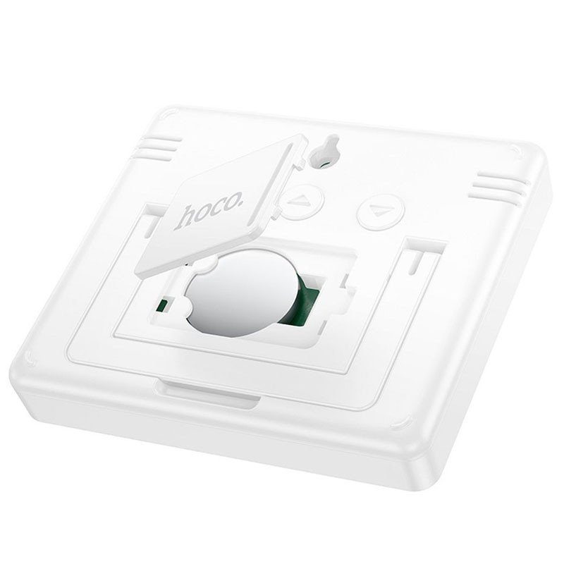Електронний термогігрометр + годинник Hoco HX41 5in1 Indoor White 4