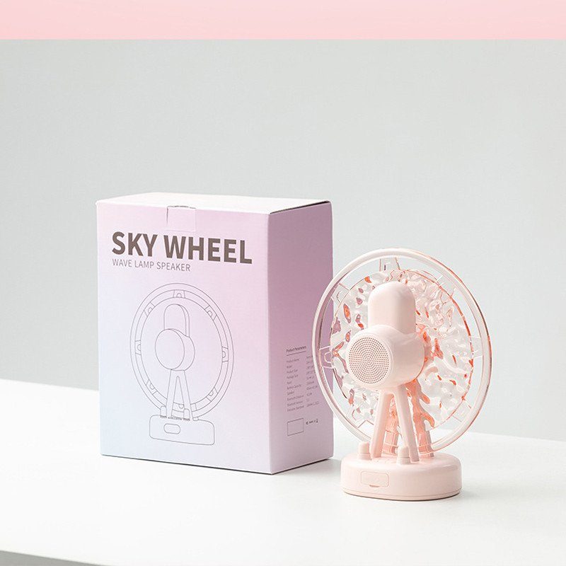 Проектор-нічник ZAY-L07 Sky Wheel 2in1 + Bluetooth колонка Pink 6