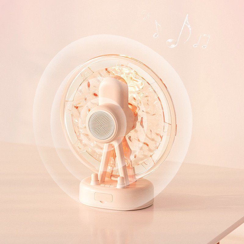 Проектор-нічник ZAY-L07 Sky Wheel 2in1 + Bluetooth колонка Pink 5