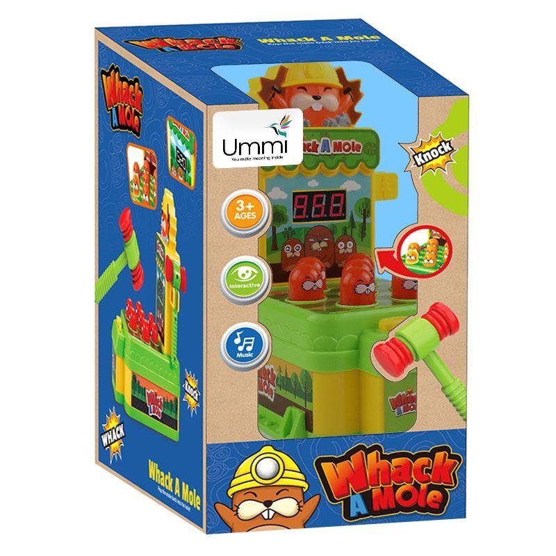 Настільна інтерактивна гра Ummi HF-1330A Whack A Mole Electric Green / Yellow 3