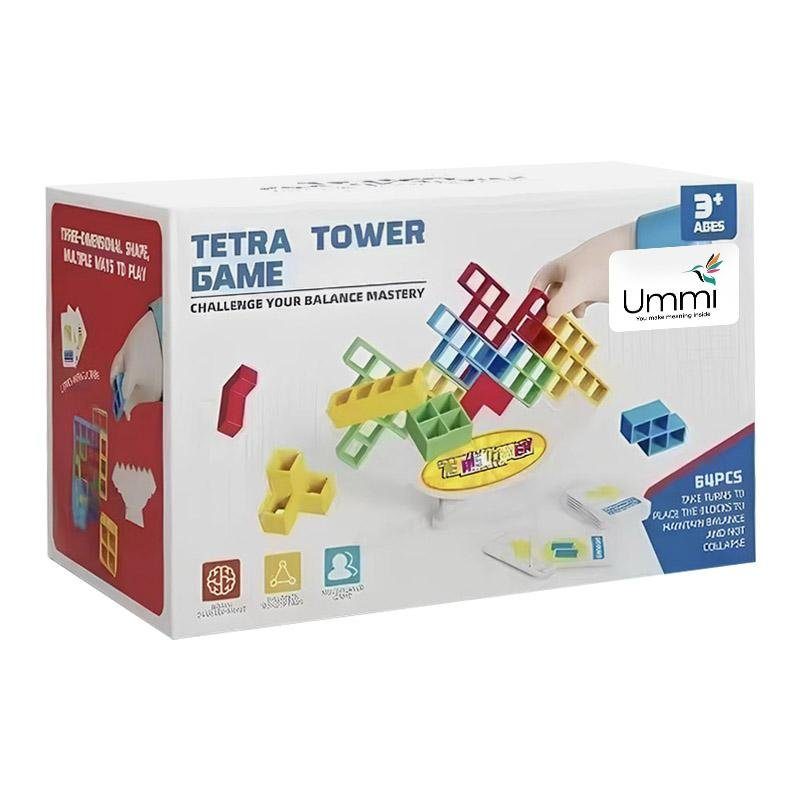 Настільна інтерактивна гра Ummi ME-008 Tetris tower game Colorful 5