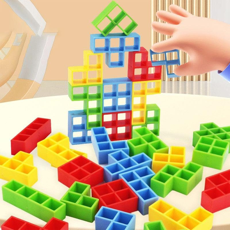 Настільна інтерактивна гра Ummi ME-008 Tetris tower game Colorful 2