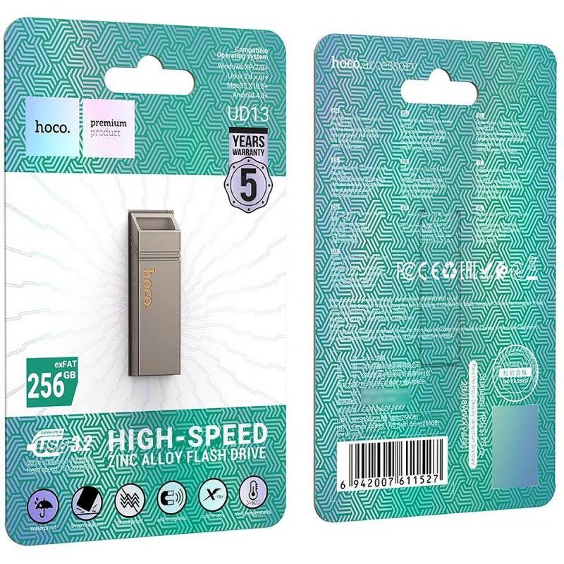 Флеш-накопичувач Hoco UD13 USB3.2 - 256GB Gray 6