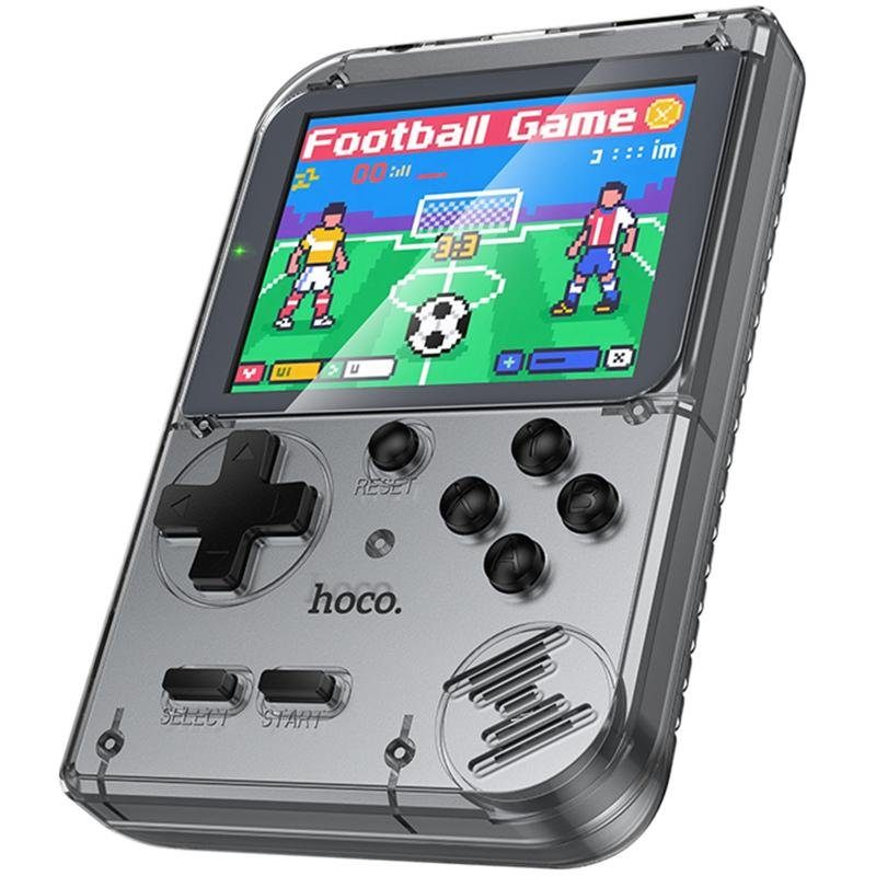 Портативна ігрова консоль Hoco GA40 Brilliant 400 games (250mAh) Gray 5