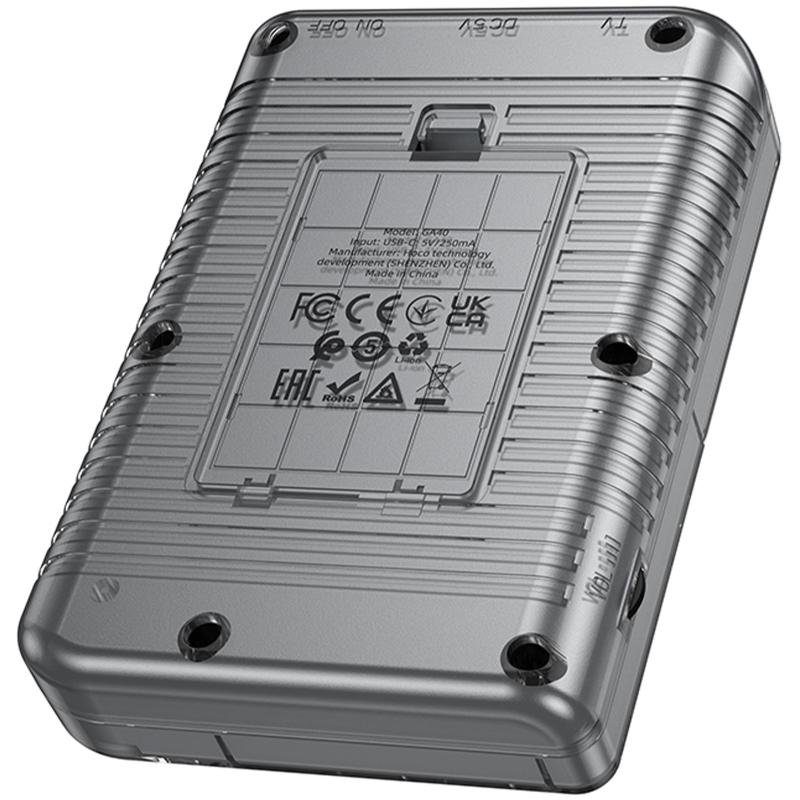 Портативна ігрова консоль Hoco GA40 Brilliant 400 games (250mAh) Gray 3