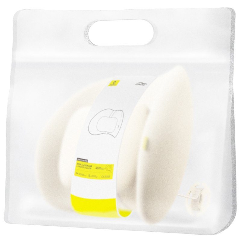 Подушка для попереку Baseus PrimeTrip VH2 Dual-Layer Lumbar (C01201) Starlight Off-White 3