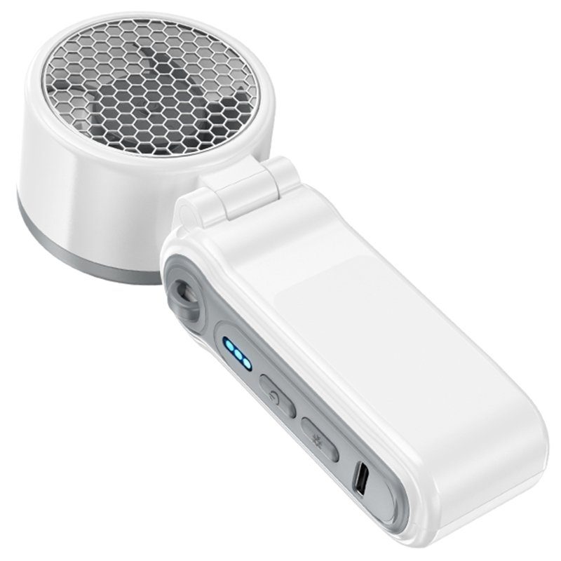 Портативний вентилятор Hoco HX604 handheld folding fan 3000 mAh White 2