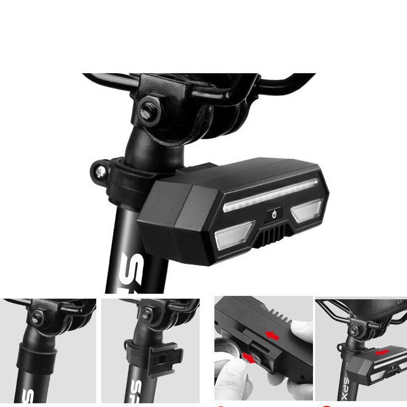Трекер GPS велосипедний V03B Bike Tacker+Auto Tail Light 2in1 SIM (4GLTE+3GWCDMA+2GGSM) 140/2400mAh Black 6