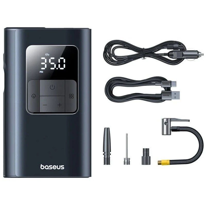 Автомобільний насос Baseus PrimeTrip VA1 2-in-1 1750 mAh (C11169001121-00) Cosmic Black 3