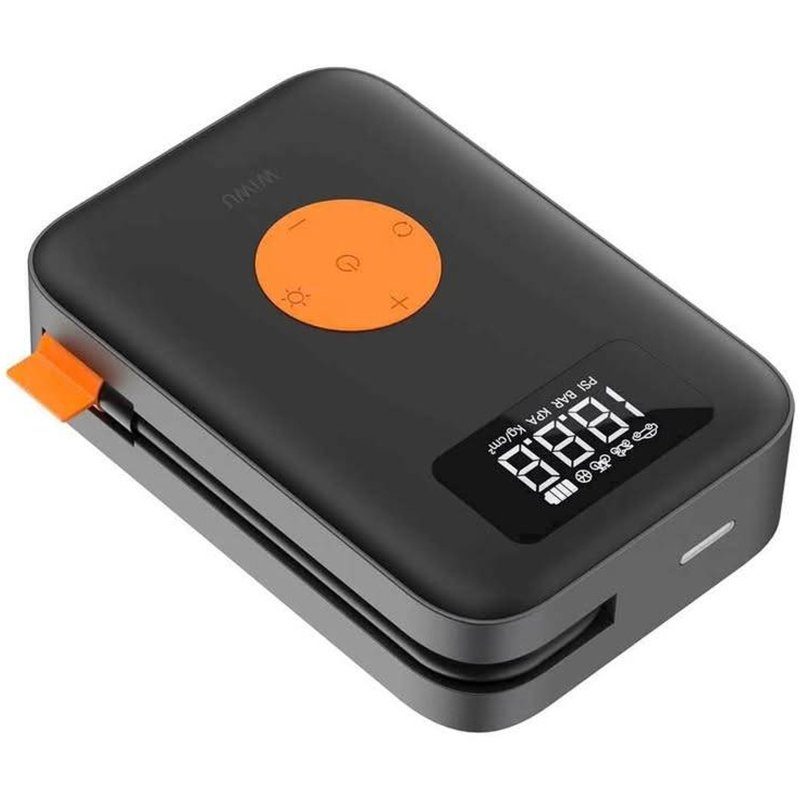 Автомобільний насос WIWU Ai003 Cordless Tire portable smart air pump Black 3