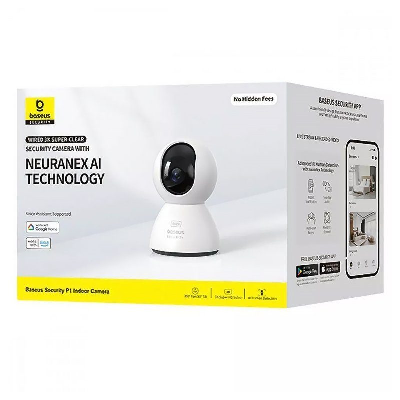 Камера відеоспостереження Baseus Security P1 Indoor 3K (S0TV01) White 2