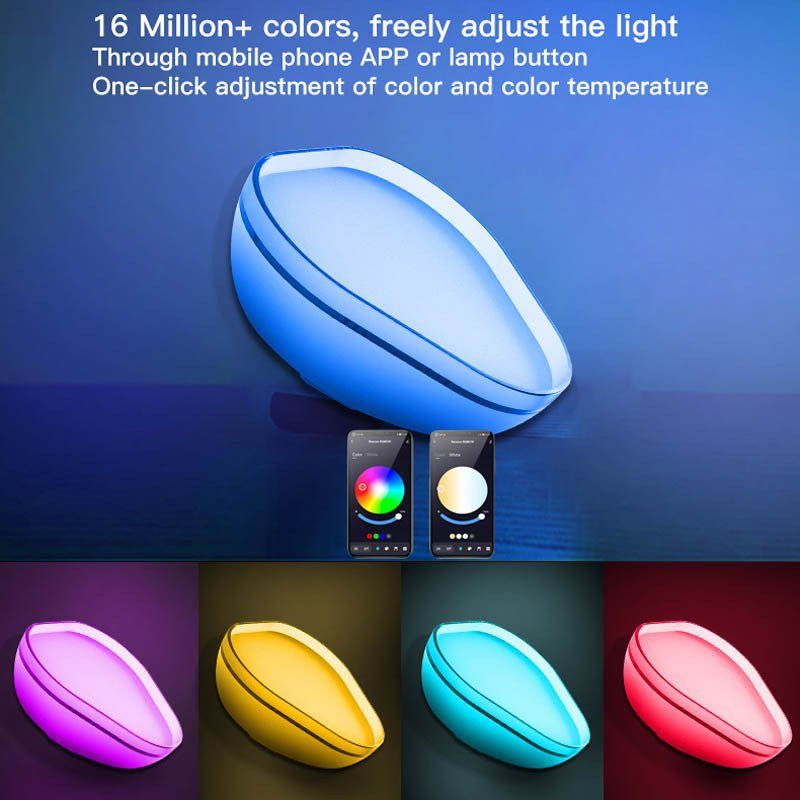 Настільний світильник SAL-009B Bluetooth USB interface with app White 2