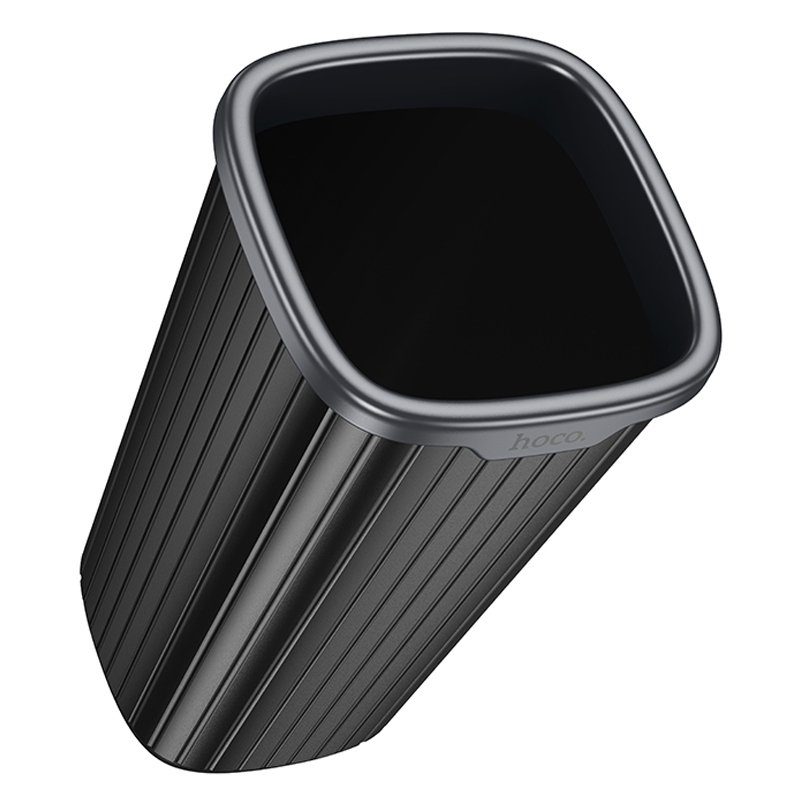 Автомобільний контейнер для сміття у підсклянник Hoco ZP12 Black 4