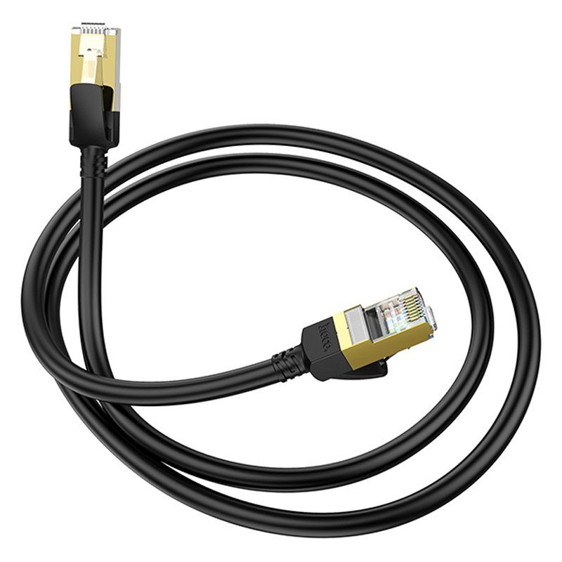 Кабель (патч-корд) Hoco US02 Level pure copper gigabit ethernet (3m) Black 5