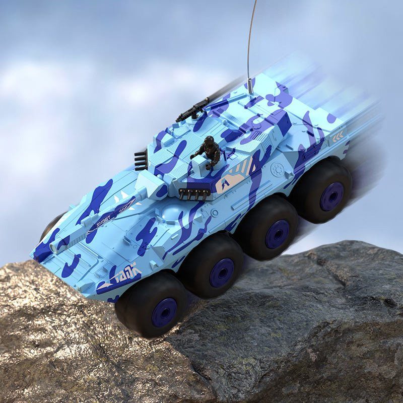 Бронетранспортер-амфібія на радіокеруванні SCHE Y1802 Blue 4