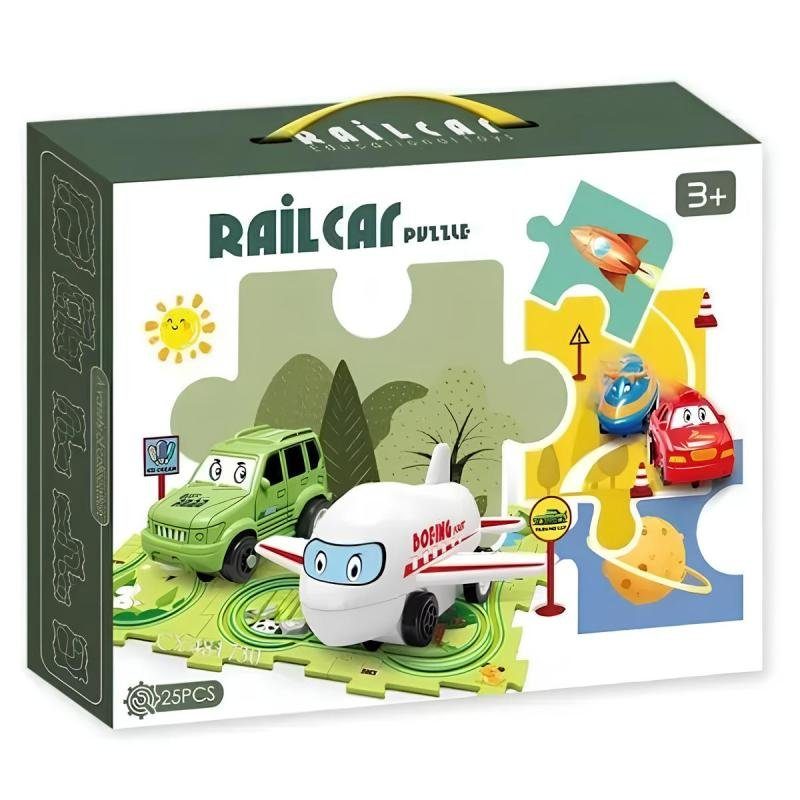 Розвиваюча іграшка-пазл SHT 1103A Dinosaur Park (25pcs) Yellow 4
