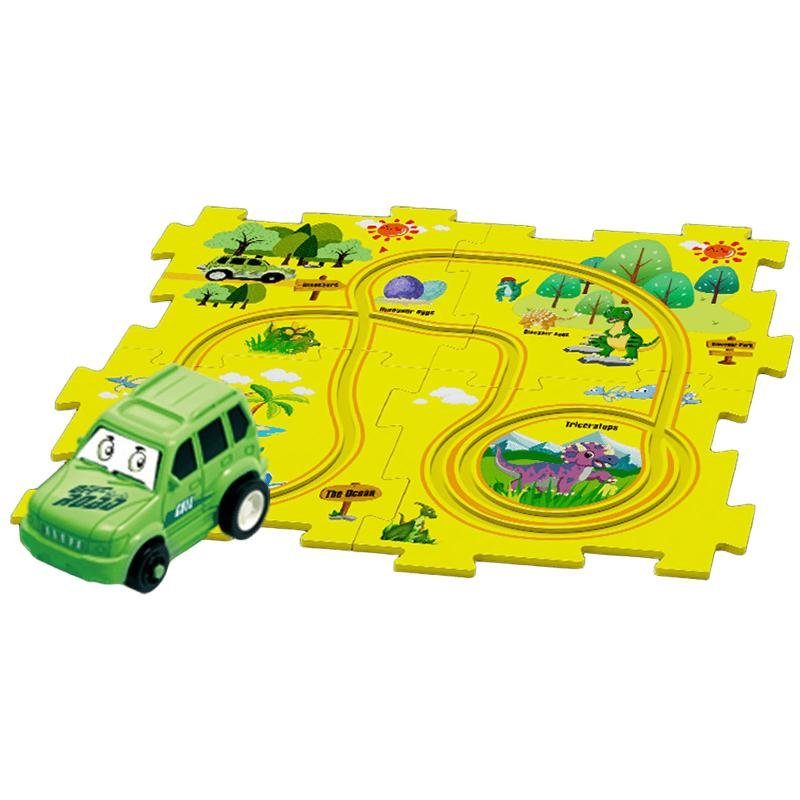 Розвиваюча іграшка-пазл SHT 1103A Dinosaur Park (25pcs) Yellow 5