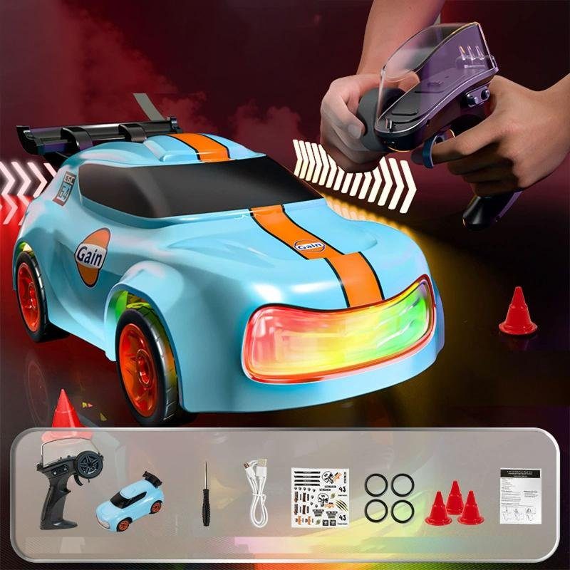 Дріфт-машина на радіокеруванні SHT K13 (1:64) Rally Car 2.4G Blue 3