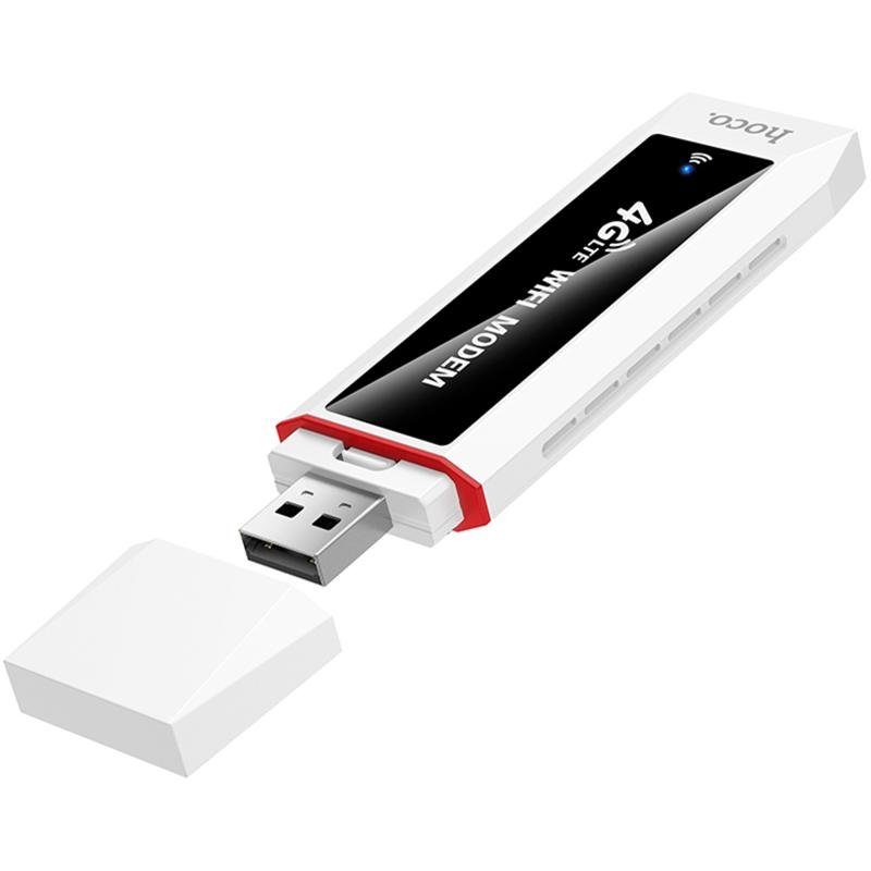 Портативний модем WiFi роутер Hoco HI43 150Mbps (SIM) 2100 mAh White 6