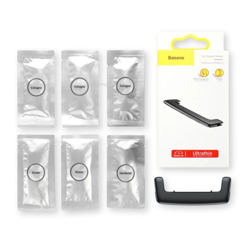 Ароматизатор у машину Baseus Paddle 3 Aromas Black 6