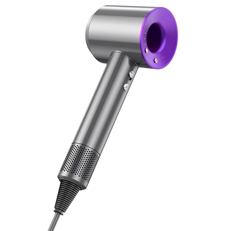 Фен для волосся Hoco HP11 Plus з негативною іонізацією (1600W) Purple 2
