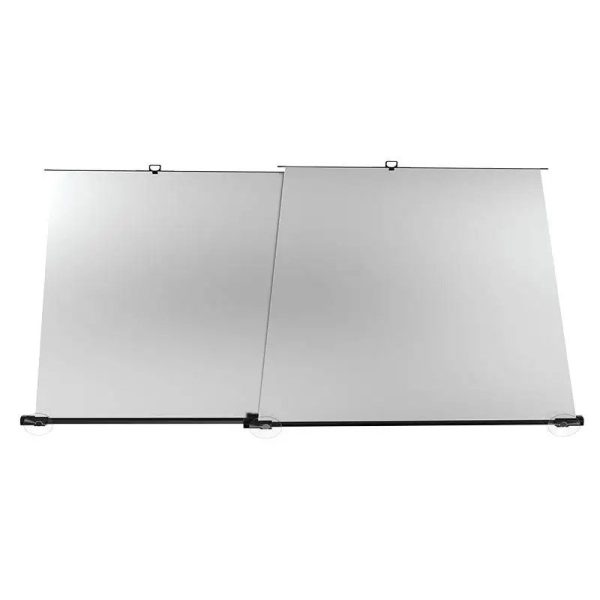 Сонцезахисна шторка на лобове скло (комплект з 2 шт) (1.35x0.7m) Black