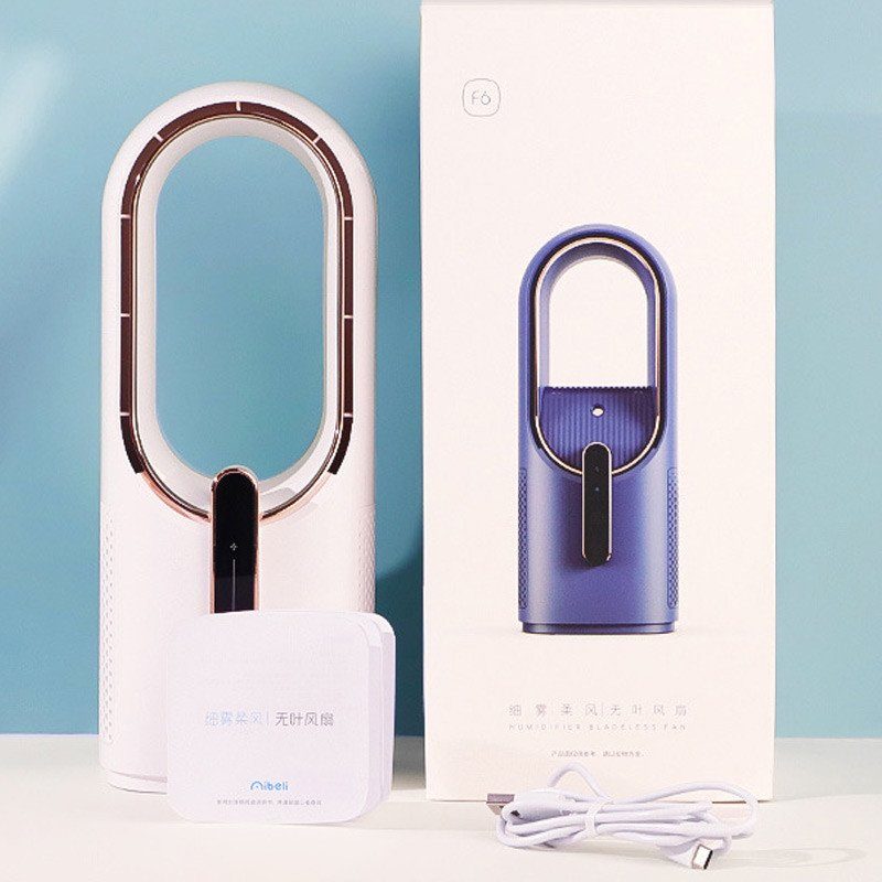Настільний вентилятор F6 2in1 з зволожувачем повітря 2200mAh White 6
