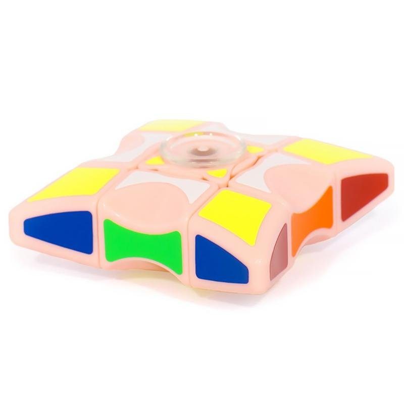 Дитяча інтерактивна головоломка Rubik's Cube Fingertips Spinner Pink 4
