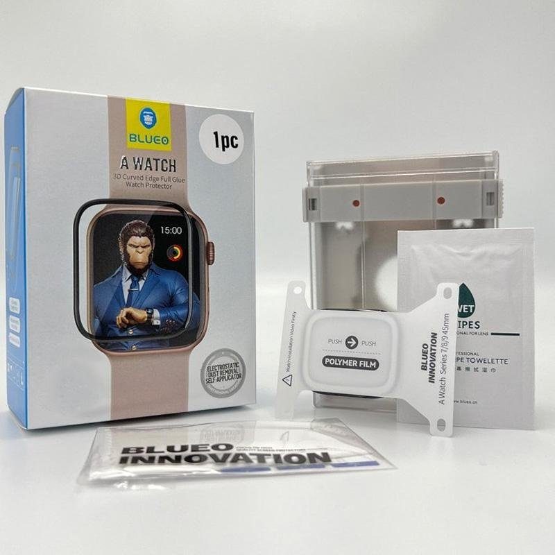 Полімерна 3D плівка Blueo High-Molecule для Apple Watch 40mm (+ аплікатор) Чорний 2