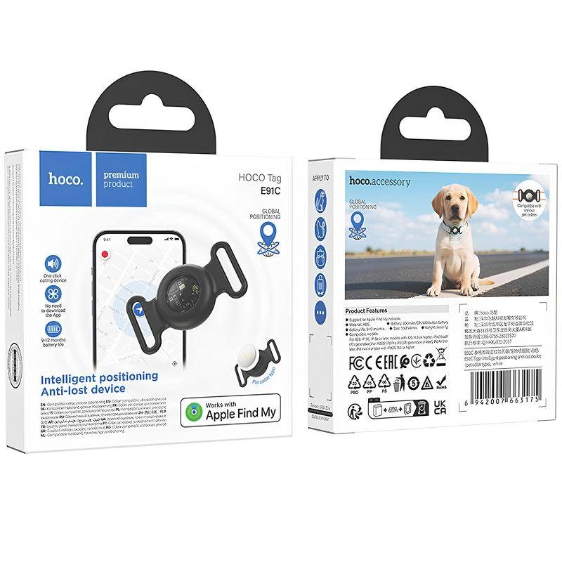 Трекер Hoco E91C Tiger для ошейника 230 mAh White 4