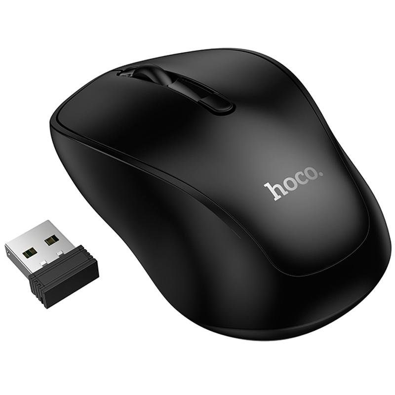 Миша бездротова Hoco GM41 Exciting Bluetooth + 2.4G Black 2