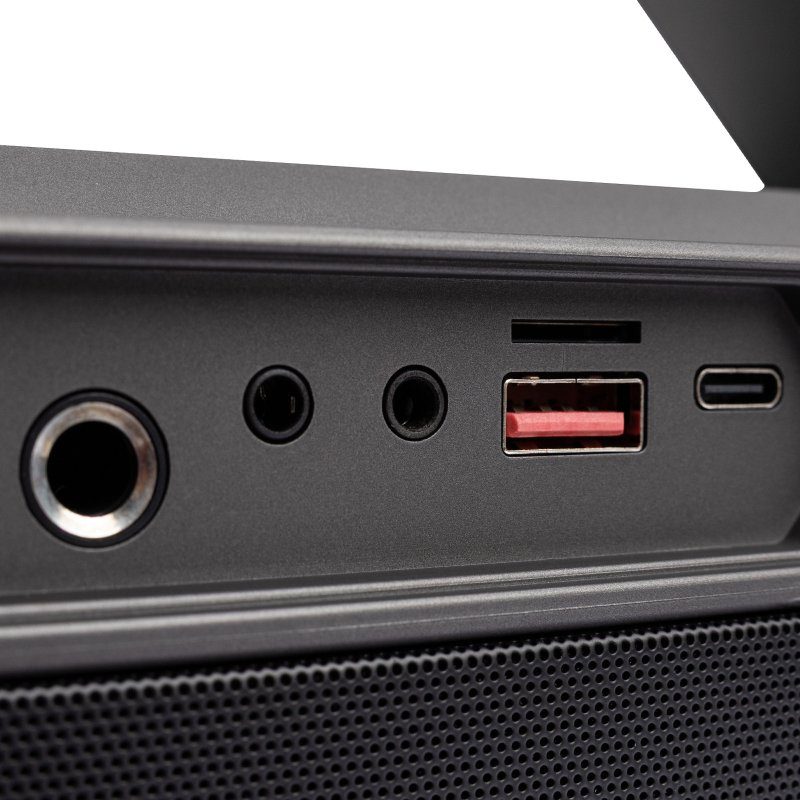 Bluetooth Колонка Amaya ASP-150 Two-person 150W + два мікрофони Black 5