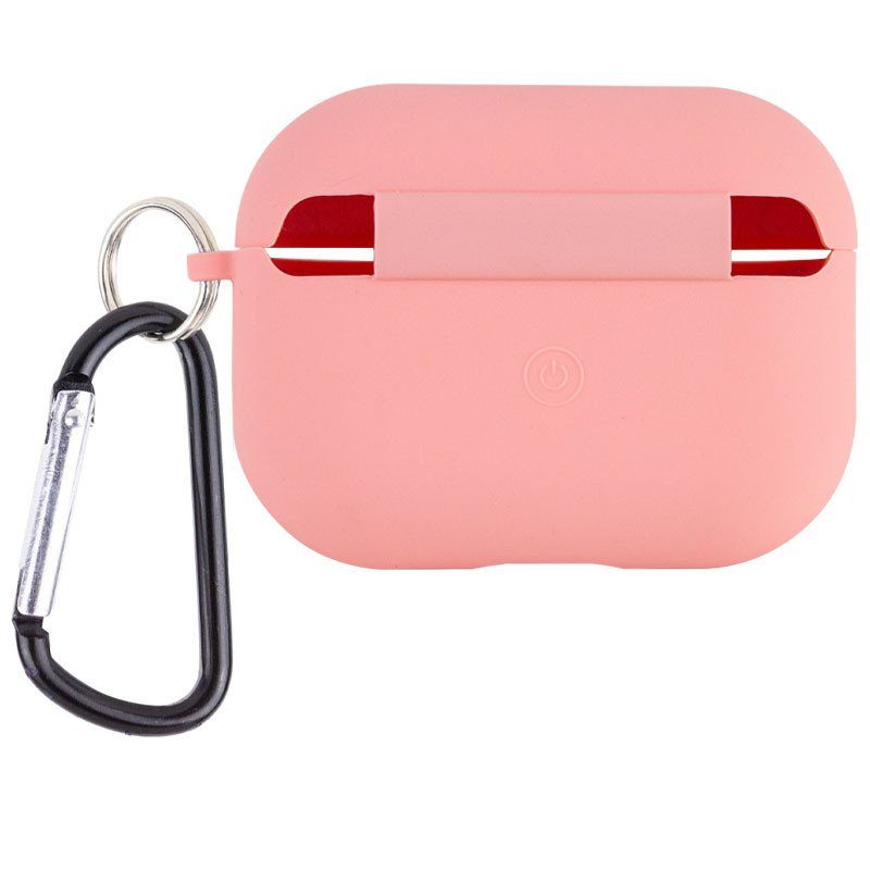 Силіконовий футляр з мікрофіброю для навушників Airpods Pro 2 / Pro Рожевий / Pink 2