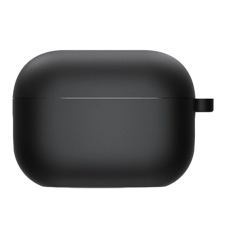 Силіконовий футляр з мікрофіброю для навушників Airpods Pro 2 / Pro Чорний / Black