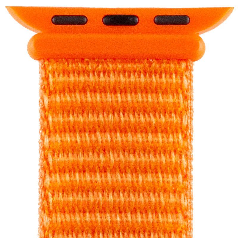 Ремінець Nylon для Apple Watch 38/40/41/42mm(ser.10) Помаранчевий / Orange 3