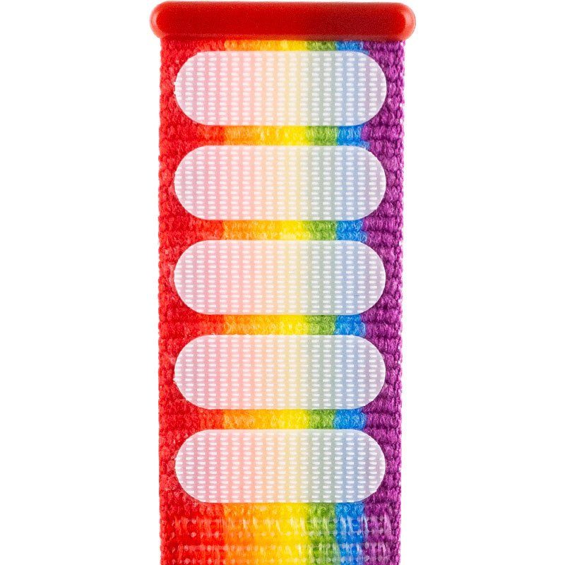 Ремінець Nylon для Apple Watch 38/40/41/42mm(ser.10) Різнокольоровий / Rainbow 3