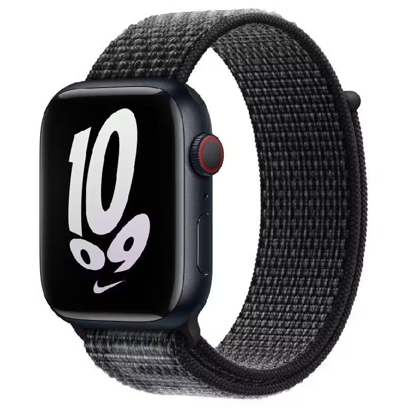 Ремінець Nylon для Apple Watch 38/40/41/42mm(ser.10) Black / Summit White