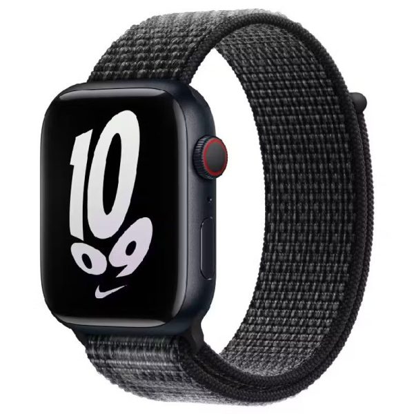 Ремінець Nylon для Apple Watch 38/40/41/42mm(ser.10) Black / Summit White