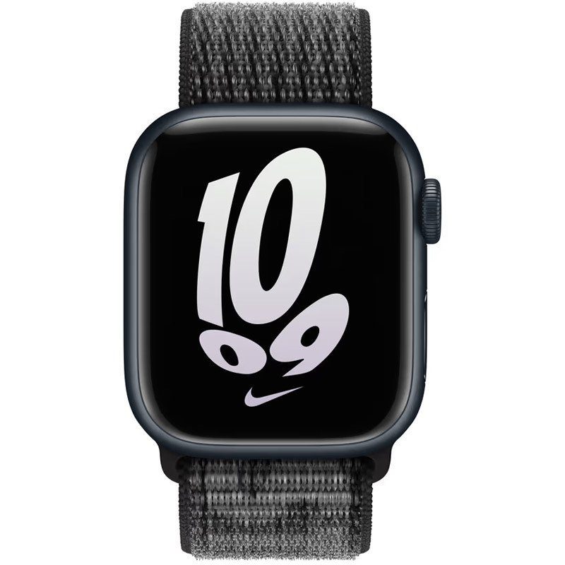 Ремінець Nylon для Apple Watch 38/40/41/42mm(ser.10) Black / Summit White 2