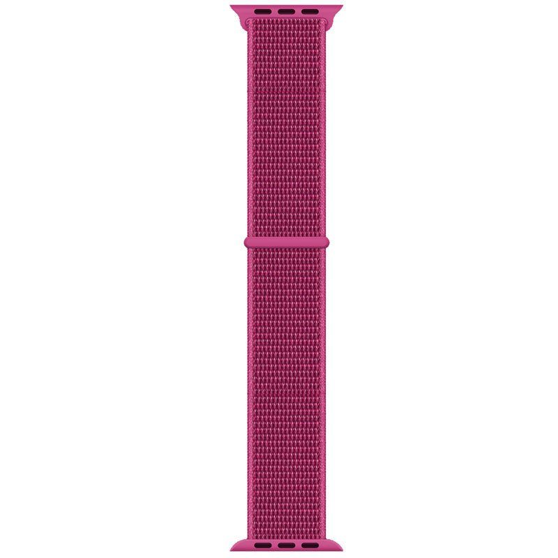Ремінець Nylon для Apple Watch 38/40/41/42mm(ser.10) Малиновий / Dragon Fruit