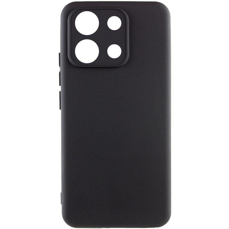 Чохол TPU GETMAN Liquid Silk Full Camera для Xiaomi Redmi Note 13 Pro 4G / Poco M6 Pro 4G / Note 14S Чорний / Black