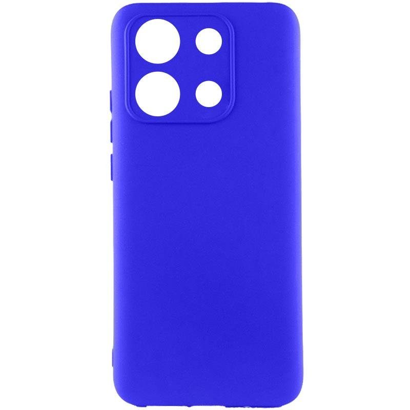 Чохол TPU GETMAN Liquid Silk Full Camera для Xiaomi Redmi Note 13 Pro 4G / Poco M6 Pro 4G / Note 14S Синій / Iris