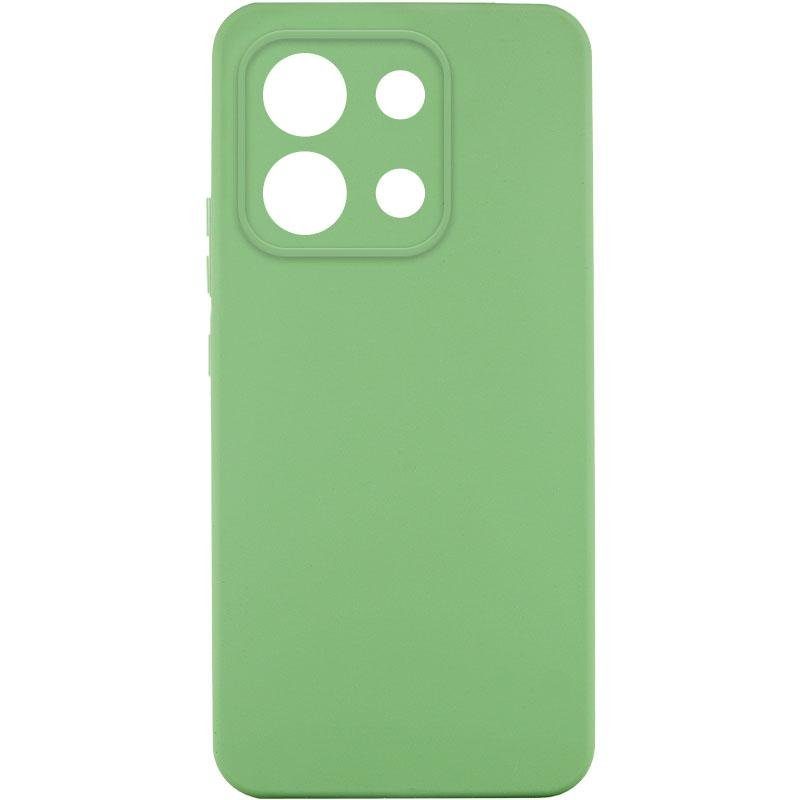 Чохол TPU GETMAN Liquid Silk Full Camera для Xiaomi Redmi Note 13 Pro 4G / Poco M6 Pro 4G / Note 14S Зелений / Pistachio