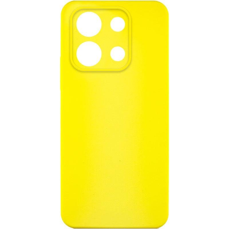 Чохол TPU GETMAN Liquid Silk Full Camera для Xiaomi Redmi Note 13 Pro 4G / Poco M6 Pro 4G / Note 14S Жовтий / Flash