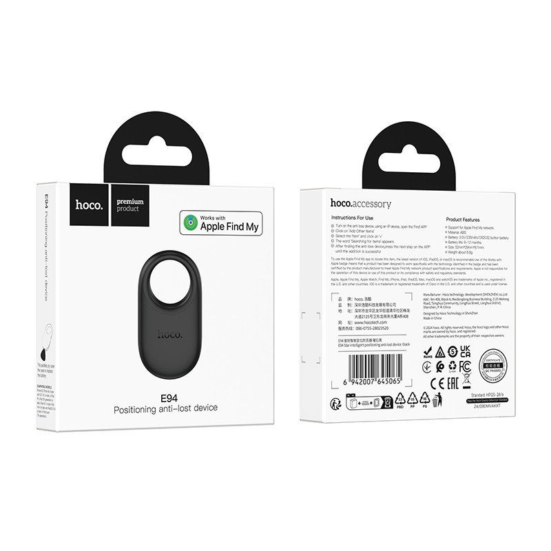 Трекер Hoco E94 Star 230 mAh Obsidian Black 3