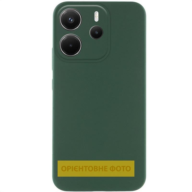Чохол Silicone Cover Ummi Lakshmi Full Camera (AA) для Xiaomi Redmi Note 14 Pro 4G/5G Зелений / Dark green