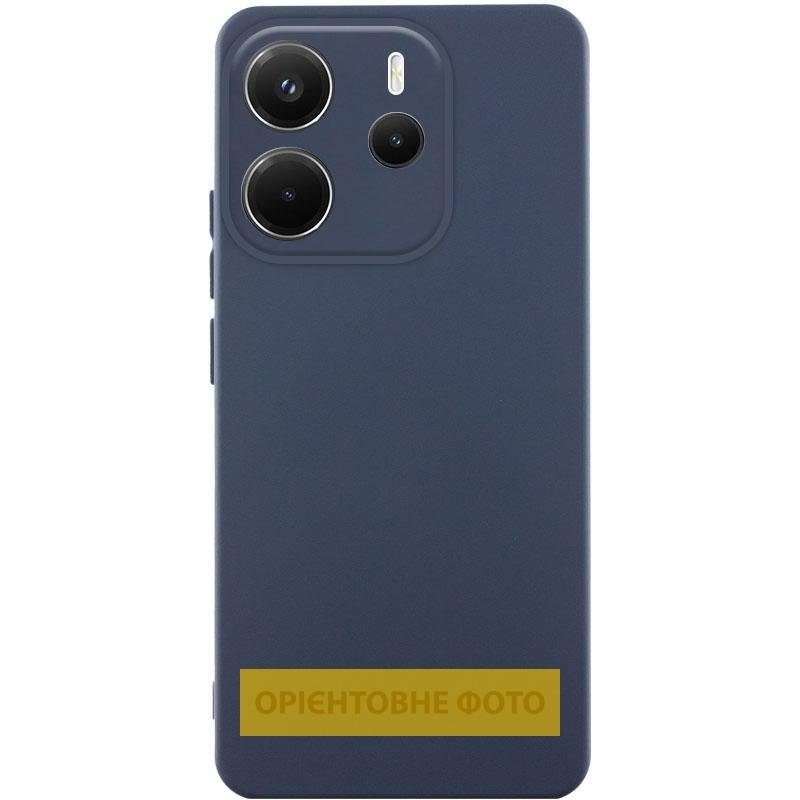Чохол Silicone Cover Ummi Lakshmi Full Camera (AA) для Xiaomi Redmi Note 14 Pro 4G/5G Синій / Midnight Blue
