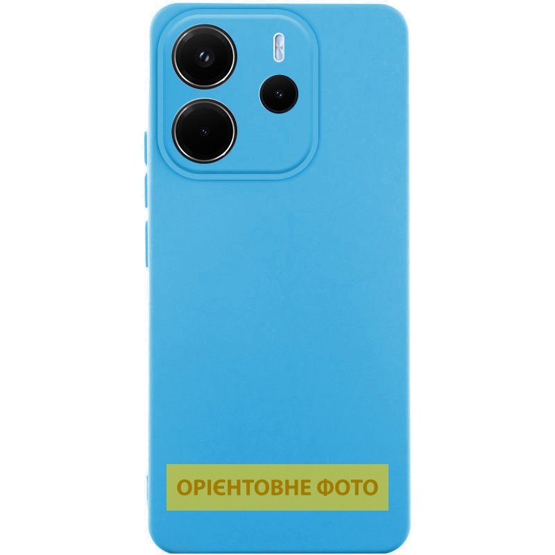 Чохол Silicone Cover Ummi Lakshmi Full Camera (AA) для Xiaomi Redmi Note 14 Pro 4G/5G Блакитний / Sky Blue